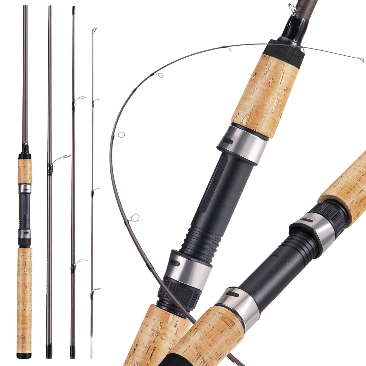 Sougayilang 2.1M Spinning/Casting Fishing Rod Ultra Light Fishing Pole