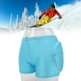 thumbnail image 4 of Protective Shorts, Ski Hip Protector Skin Friendly Comfortable  For Skateboarding Blue,Black, 4 of 8