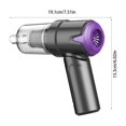 thumbnail image 3 of Fiudx Ofertas de la semana Aspirador de mano para coche, aspirador potente de succión de 120W, Mini aspirador de polvo con USB, portátil, 3 of 6