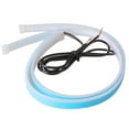 thumbnail image 1 of Lámpara de circulación diurna LED para coche con luz de dirección, luz de dirección con serpentina de dos colores, tira de guía de luz ultrafina, lámpara con forma de ojo lloroso, blanca y amarilla, 1 of 5