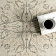 thumbnail image 3 of Rugs USA Princesa Medallion Wool and Cotton Area Rug, 9' 6" x 13' 6", Princesa Beige, 3 of 8