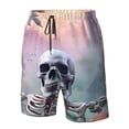 thumbnail image 4 of Fuzoiu Mist Sunflower Skull Print Men's Beach Shorts,Men's Swim Trunks,Quick Dry Board Shorts with Pockets,Men's Bathing Suits for Surfing, Running, and Casual Wear-Medium, 4 of 6
