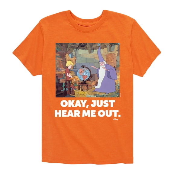 Disney - The Sword And The Stone - Okay, Just Hear Me Out - Toddler & Youth Short Sleeve Graphic T-Shirt