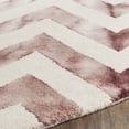 thumbnail image 3 of Safavieh Dip Dye Lara Distressed Wool Area Rug, Ivory/Maroon, 7' x 7' Round, 3 of 7