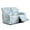 Floral Dots Plaid, variant on Psesaysky Lavender Cute Bee Pattern With Side Pockets Recliner Middle Console Sofa Cover Polyester Recliner Loveseat Cover Full Coverage