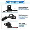 thumbnail image 3 of Unique Bargains ABS Wheel Speed Sensor for Hyundai Accent 2012-2017 L4 1.6L Front Right Passenger Side No.95671-1R000, 3 of 6