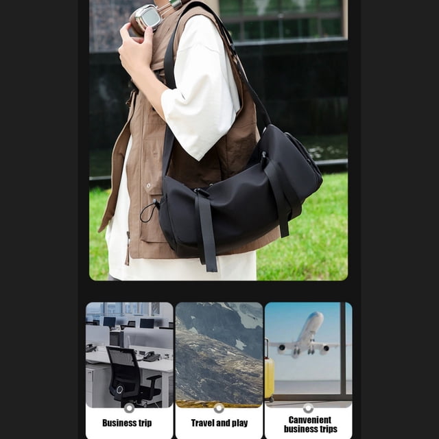 Bolsa de viaje tipo loft,bolsa deportiva,bolsa de gimnasio,bolsa de fin de semana,bolsa de hombro/bandolera con múltiples compartimentos,bolsa versátil de tela para hombres y mujeres,para