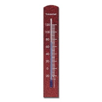 Wall Thermometer 7.12 inch Beechwood Walnut Finish