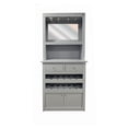 thumbnail image 2 of Cantina Moderna Elegante Puertas Mueble Para Cocina Alacena Gris Lambrusco Reinicia 21 Muebles, 2 of 5