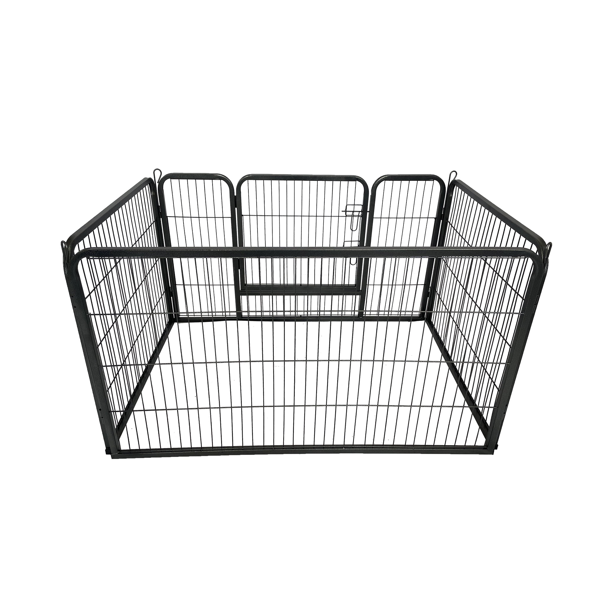 Pefilos 27" Pet Playpen with Door for Small Medium Dogs, Foldable 4-Panel Dog Playpen, Puppy Playpen, Rust-Free, Gray Pefilos 27" Pet Playpen with Door for Small Medium Dogs, Foldable 4-Panel Dog Playpen, Puppy Playpen, Rust-Free, Gray