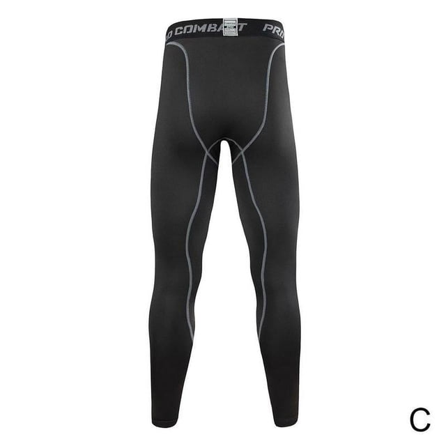 Men's Compression Leggings Pants Trousers Running Fitness Baskerball Best P0W1