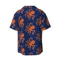 thumbnail image 2 of Disketp Men's Hawaiian Octopus Print Shirts Button Down Holiday Beach Shirts-Medium, 2 of 7
