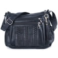 thumbnail image 1 of ELDA Monederos para mujer, carteras de piel sintética suave, bolso cruzado para mujer, bolso de hombro con múltiples bolsillos, 1 of 5