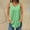 Green#1, variant on CheerKidz Women's Casual Round Neck Sleeveless Blouse Solid Color Ladies' Tops,Summer Loose Fits Tunic,Soft Basic Fashion(Black,3XL)