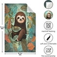 thumbnail image 2 of Coolnut Sloth Kitchen Towels, 18 x 28 Inch Super Soft and Absorbent Dish Cloths for Washing Dishes, 1 PCS Reusable Multi-Purpose Microfiber Hand Towels for Kitchen, 2 of 6