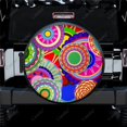thumbnail image 1 of Abstract - Colors Print Spare Tire Cover Waterproof Tire Wheel Protector for Car Truck SUV Camper Trailer Rv 14"-17", 1 of 5