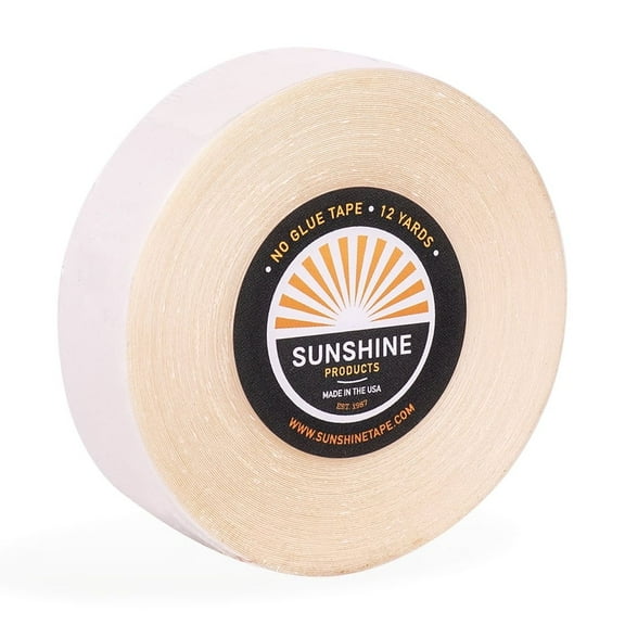 Sunshine Tape | No Glue Wig Adhesive Tape Roll | 3/4" x 12 YDS | Double Sided, Medical Grade