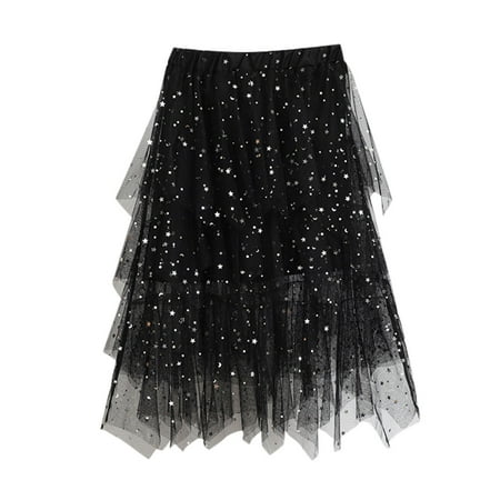 

Kids Girls Skirt Formal High Low Asymmetrical Midi Length Elastic Waist Tutu Layered Puffy Fairy Skirts Lass Dress Girls Dresses Size 8 Casual Toddler Cold Shoulder Dress 2t Dresses for Girls Girls