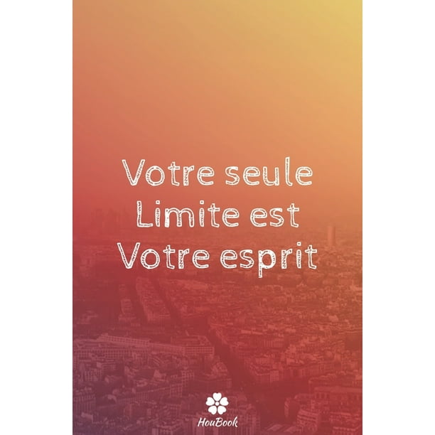 Votre Seule Limite Est Votre Esprit Carnet De Notes Original Et Drole Citation De Motivation Inspirante 117 Pages Lignees Format 15 24 Cm X 22 Cm 6 X 9 Paperback Walmart Com