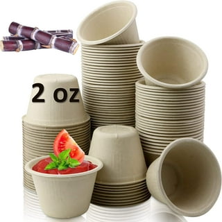 Restaurantware 6 Ounce Sauce Cups, 10 Round Dip Cups - For Condiments And  Individual Portions, Stack…See more Restaurantware 6 Ounce Sauce Cups, 10