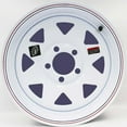 thumbnail image 2 of Southwest Wheel 15" x 5" White Spoke Trailer Wheel 5-4.5" Bolt Circle 128693, 2 of 3