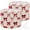 Color 1, variant on Drum Lamp Shades Set of 2 Pink Clover Flowers Green Leaves Beige Seamless 13"x13"x10" Large Lampshades for Table Lamps Floor Lamps Replacement Linen Lamp Shade Easy Assembly