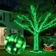 thumbnail image 3 of Cadena de luces VTECHOLOGY, 10 m, 100 LED, batería verde IP65, 3 of 8