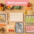 thumbnail image 6 of 2Pcs Bacon Storage Container for Refrigerator Airtight Bacon Box with Lid 304 Stainless Steel Bacon Keeper Box with Elevated Base Deli Meat Container Dishwasher Safe Bacon Container for Kitchen Home, 6 of 6