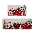 thumbnail image 1 of Hearth & Gear Valentines Day Kitchen Rugs And Mats Set Of 2 Valentines Kitchen Mats Farmhouse Mats For Floor Decorations Decorative Valentines Day Kitchen 16x24 Inch And 16x43 Inch Throws for Sofa, 1 of 5