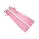 thumbnail image 1 of Sonducket 1 par de guantes de tela reutilizables de repuesto transpirables de Color sólido lavables de manga larga Cosplay guantes de boda para niñas Disfraces de disfraces Rosado Sonducket AP013260-07, 1 of 5