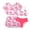 Hot Pink, variant on BXSRUTA Girls 4 Piece Printed Swimsuit Set Quick Dry Tankini Kids Bathing Suits Summer Beach Outfits for Teen Girls