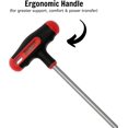 thumbnail image 3 of Teng Tools 5.5mm 6 Point Opening Durable Chrome Vanadium Steel T-Handle Nut Driver - MDNT4055, 3 of 6