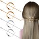 thumbnail image 1 of 4 horquillas minimalistas para el pelo para moño, varillas geométricas, pasadores, horquillas para el pelo de boda, color plateado y dorado, accesorios decorativos para mujeres y niñas, pelo largo, 1 of 5