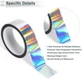 thumbnail image 6 of Unique Bargains 1 Roll Universal Air-Release Adhesive Pinstripe Tape Holographic Chrome Silver Tone 1.57"x164.04ft, 6 of 6