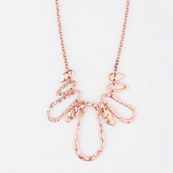 Howard's Drea Hammered Copper 18" Collar Necklace for Women