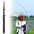 thumbnail image 2 of Necvior Casting Travel Rod Fishing Rod Portable Short Collapsible Rods, 2 of 8