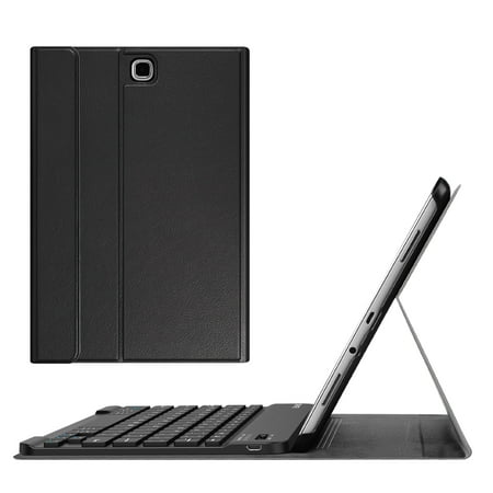 Fintie Keyboard Case for Samsung Galaxy Tab A 9.7 SM-T550/ SM-P550 - Smart Slim Shell Stand Cover W/ Detachable Bluetooth Keyboard, Black