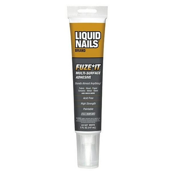 Liquid Nails Ln 547 All Surface Adhesive 5 Oz Sz Gray Walmart Com Walmart Com