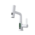 thumbnail image 1 of Temperature LED Digital Display Waterfall Basin Faucet, Pull Out Faucet Stream Sprayer Hot Cold Water Tap Mixer Bathroom Faucets ,Versatile Features, 1 of 7