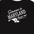 thumbnail image 4 of Inktastic Someone in Maryland Loves Me Boys or Girls Long Sleeve Toddler T-Shirt, 4 of 5