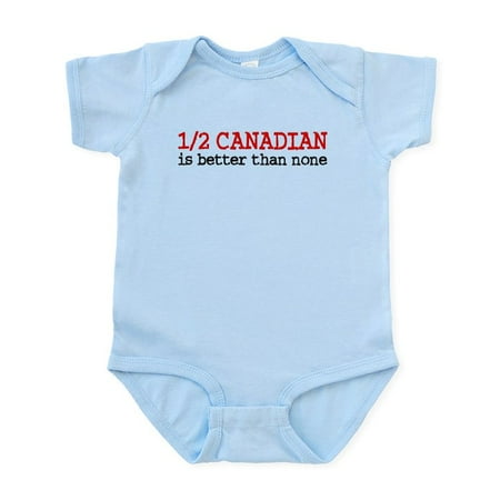 

CafePress - Half Canadian Infant Bodysuit - Baby Light Bodysuit Size Newborn - 24 Months