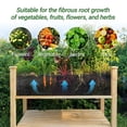 thumbnail image 5 of Natural Solid Wood Raised Garden Bed 48x23x311 Inch Elevated Planter with Water Collection Tray Storage Shelf Protective Liner, 5 of 10