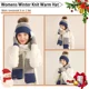 thumbnail image 3 of 4 Conjunto Gorro Bufanda Tejido Moda Unisex Invierno Frío, 3 of 8