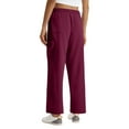 thumbnail image 4 of Ktyne Womens Scrub Bottoms Ultra Soft Four-Way Stretch Scrub Pants with Pockets Anti-Wrinkle Slim Fit Medical Scrub Pants Lightweight Drawstring Scrub Bottoms Wine L, 4 of 5