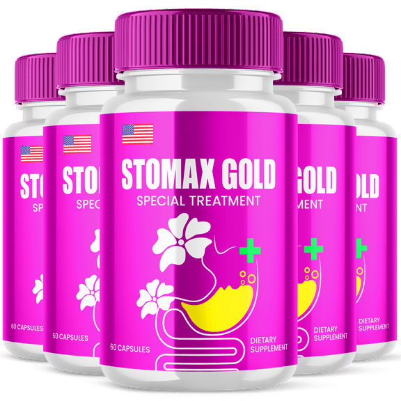 Stomax Gold Gut Health Pills Advanced Formula Digestion Support 300 Capsules