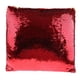 thumbnail image 5 of Funda de almohada cuadrada con lentejuelas brillantes para sofá, cojín para asiento, decoración del hogar, 40 x 40 cm Rojo brillante y dorado, 5 of 9