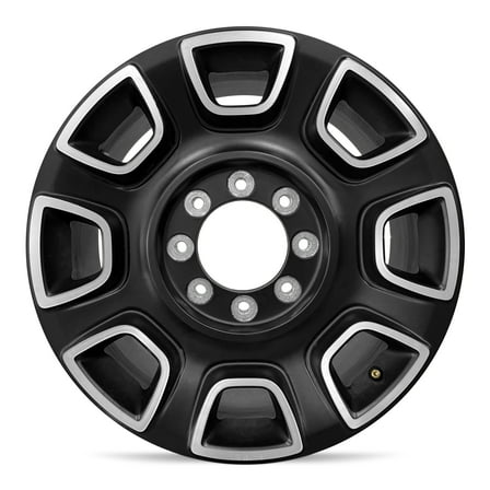 For 2023-2025 Ford F-250 20 Inch Machined Face with Painted Inlay Black Alloy - New Take-Off Rim - Road Ready Car Wheel