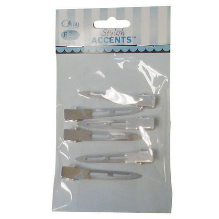 Offray Berwick Offray Accents Pointed Clip, 6 Count