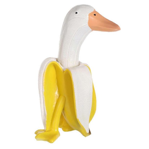 Fine Resin Craft Cute Duck Shaped Creative Decor for Doll Premium Desk Toy Stress Relief Creative Ornaments