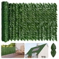 thumbnail image 1 of Follaje Artificial Sintético, Muro Verde Decoración para Casa Hogar Jardín Interiores y Exteriores, Follaje Rollo Cerca Planta Follaje Artificial Jardín Vertical (Verde), 1 of 4